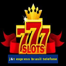 j&t express brasil telefone